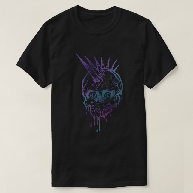 Punk Skull T-Shirt (Design Front)