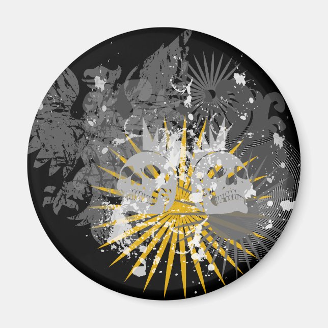 Punk Skulls Magnets (Front)