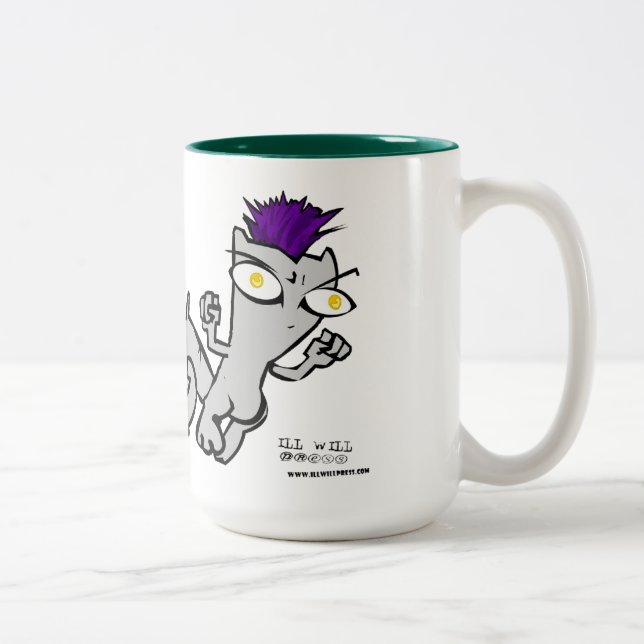 Punk Squirrel Madness Begley Mug (Right)
