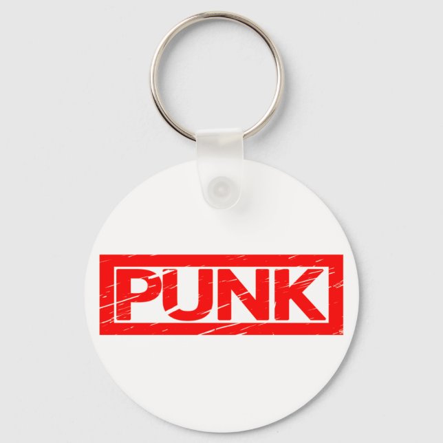 Punk Stamp Key Ring (Front)