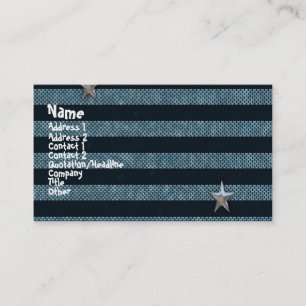 Punk Stars gothic Business Card