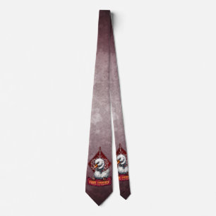 Punk Swan: The feathered rebel.  Tie
