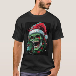 Punked Up Holiday Skull Elevate Your Christmas Loo T-Shirt