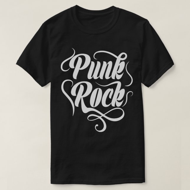 punkrock text typography T-Shirt (Design Front)