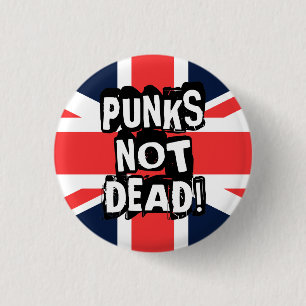 Punks Not Dead 3 Cm Round Badge