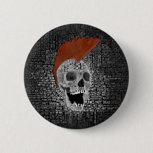 Punk's Not Dead 6 Cm Round Badge