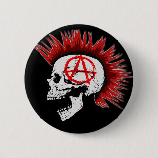 PUNKS NOT DEAD 6 CM ROUND BADGE