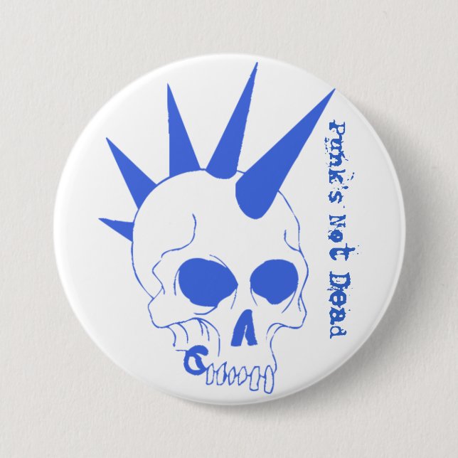 Punk's Not Dead 7.5 Cm Round Badge (Front)