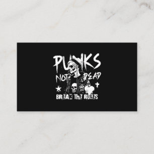 Punks Not Dead Business Card