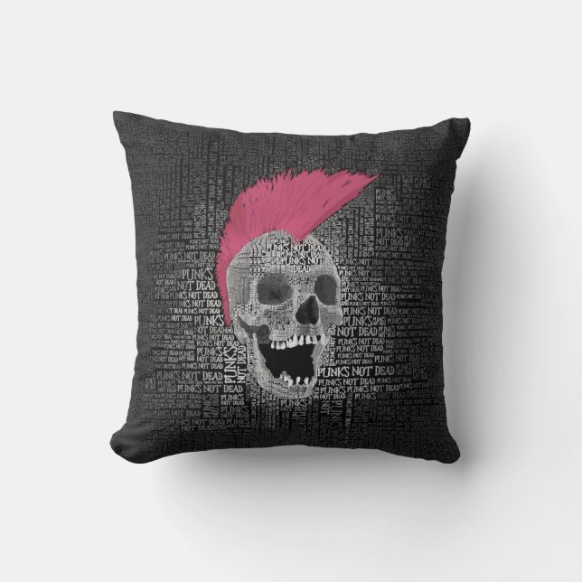 Punk's Not Dead Cushion (Front)