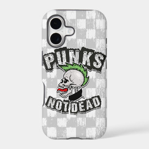 Punks Not Dead Skull Mohawk Punk Rock Rocker