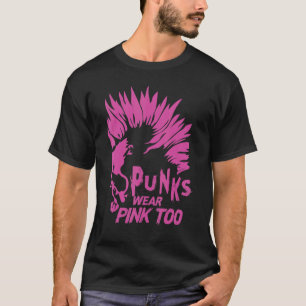 Punks Wear Pink Too Goth Metal Rock Concert 2 T-Shirt