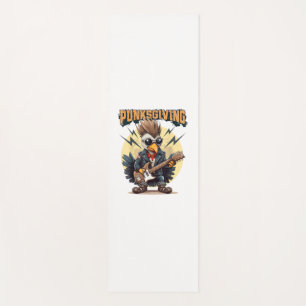 Punksgiving - Funny Thanksgiving Turkey Punk Rock Yoga Mat