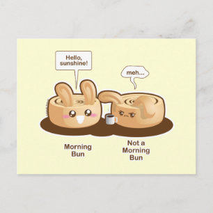 Punny Buns: Cute  Morning Bunny Postcard