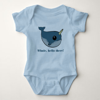 Punny Narwhal Baby Bodysuit