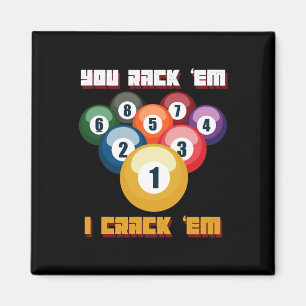 Puns Billiards Player Or Athlete Magnet