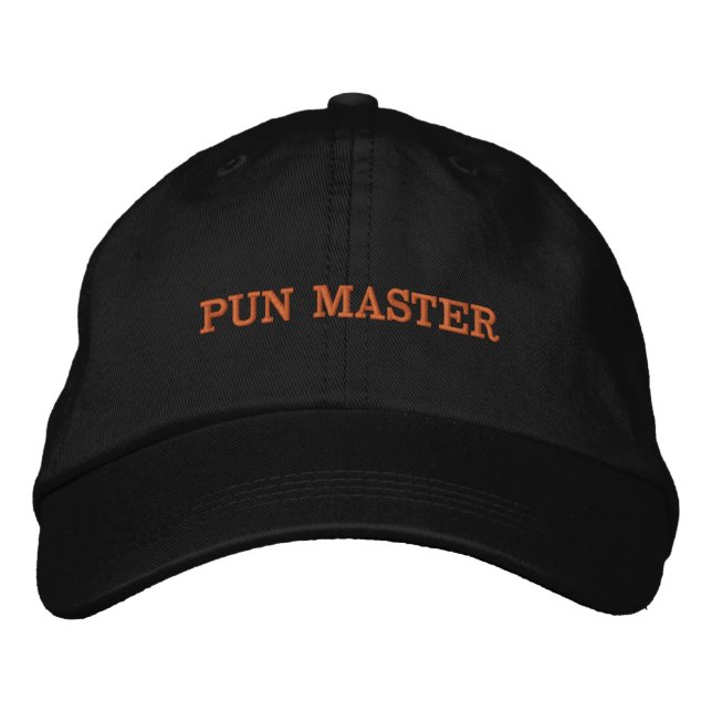 Puns Embroidered Hat (Front)