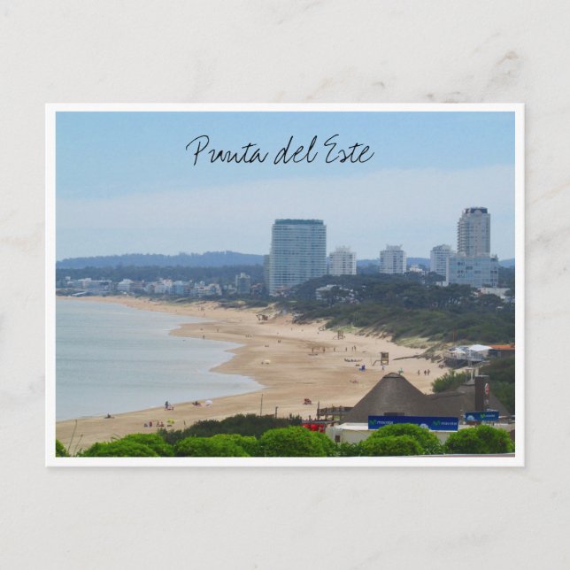punta beach town postcard (Front)