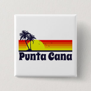 Punta Cana 15 Cm Square Badge