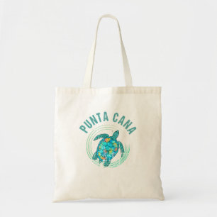 Punta Cana 2022 Beach Design Sea Turtle Illustrat Tote Bag