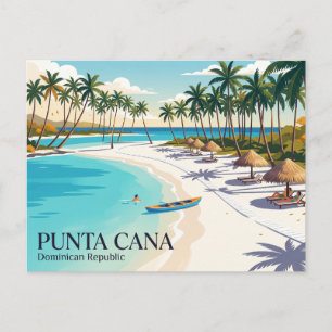 Punta Cana Beach Dominican Republic Postcard