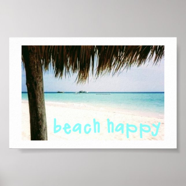 Punta Cana Beach Happy Poster (Front)