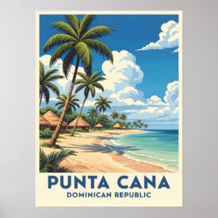 Punta cana beach paradise poster
