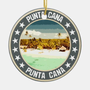 Punta Cana                                         Ceramic Ornament