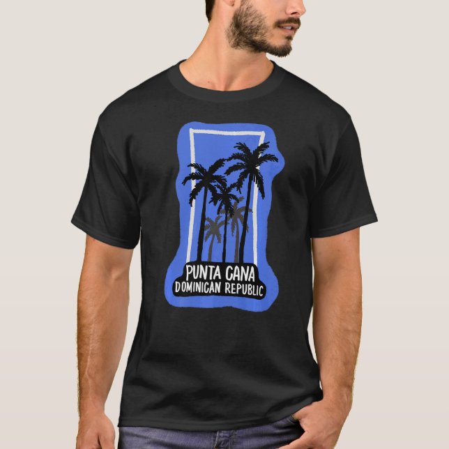 Punta Cana City Dominican souvenir  for men women  T-Shirt (Front)