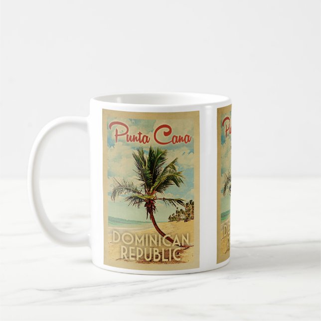 Punta Cana Coffee Mug Dominican Republic Vintage (Left)