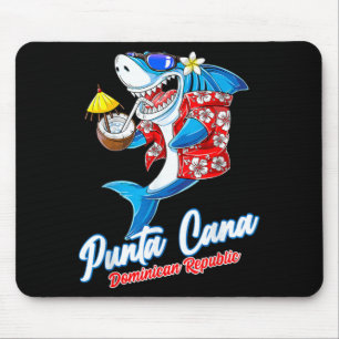 Punta Cana Dominican 2026 Shark Summer Beach Mouse Pad