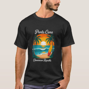 Punta Cana Dominican Republic Beach Sunset Vacatio T-Shirt