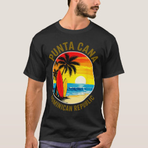 Punta Cana Dominican Republic Beach Sunset Vacatio T-Shirt