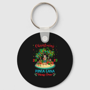 Punta Cana Dominican Republic Christmas Cruise Tri Key Ring