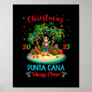 Punta Cana Dominican Republic Christmas Cruise Tri Poster
