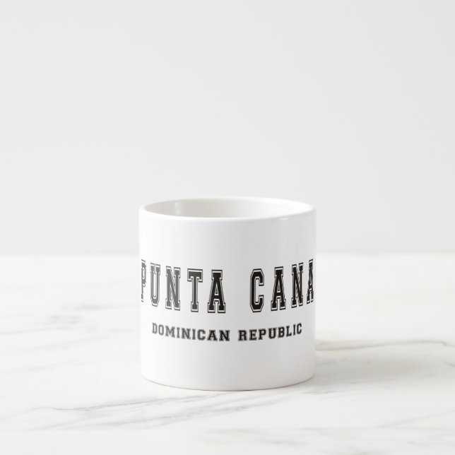 Punta Cana Dominican Republic Espresso Cup (Front)