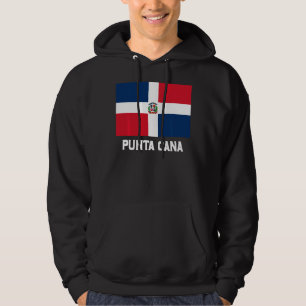 Punta Cana Dominican Republic Flag Emblem Escudo C Hoodie