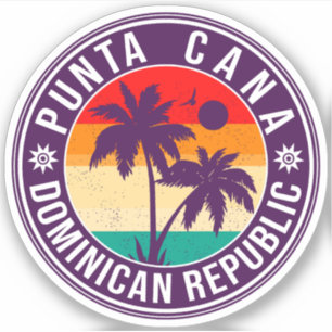Punta Cana Dominican Republic - Retro Souvenir 80s