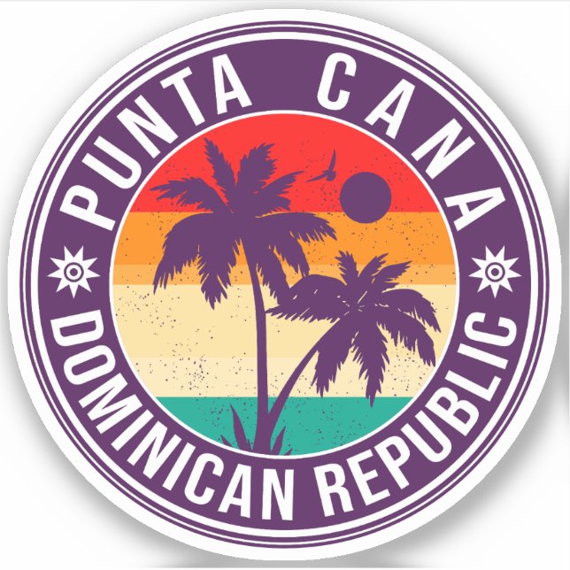 Punta Cana Dominican Republic - Retro Souvenir 80s (Front)