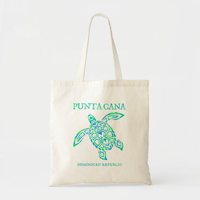 Punta Cana Dominican Republic Sea Turtle Boys Girl Tote Bag (Front)