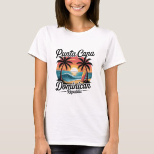 Punta Cana Dominican Republic Tropical Beach Vacat T-Shirt