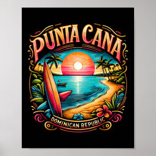 Punta Cana Dominican Republic Vacation Beach Poster