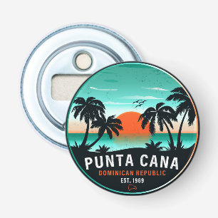 Punta Cana Dominican Retro Sunset Souvenir 60s Bottle Opener