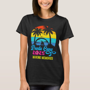 Punta Cana Family Vacation 2025 Dominican Republic T-Shirt