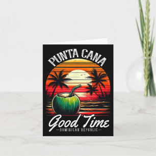 Punta Cana Family Vacation Shirt Dominican Republi Card