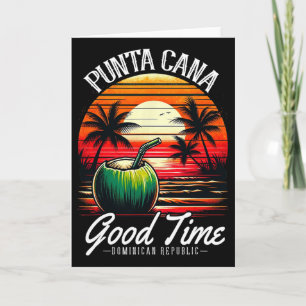Punta Cana Family Vacation Shirt Dominican Republi Card