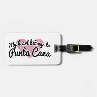 Punta Cana Heart Luggage Tag