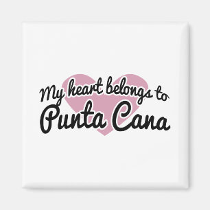 Punta Cana Heart Magnet