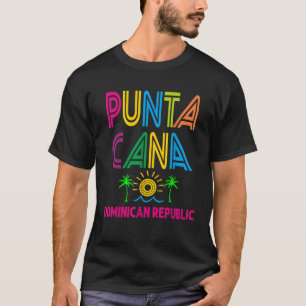 Punta Cana Retro Cute Matching Family Vacation T-Shirt