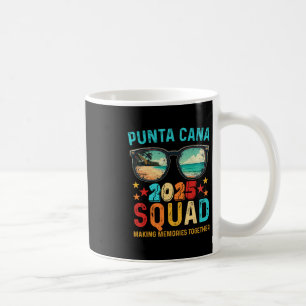 Punta Cana Squad 2025 Funny Groovy Reunion Friends Coffee Mug